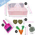 Chinchilla kathson Guinea Pig Litter Box,Bunny Potty Training,Plastic Square Small Animal Toilet,for Hamster Ferret