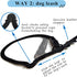 Multifunctional Figure 8 Padded Head Halter, Walking Training Leather Stopper Rope Slip Lead Dog Leash Muzzle (Grey)