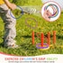 OBTANIM 12 Pcs Plastic Ring Toss Game for Kids, Outdoor Toss Rings, Random Colors