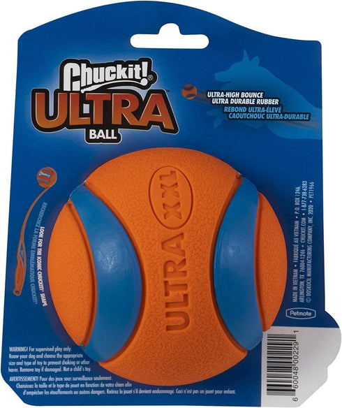 Chuckit Ultra Ball Dog Toy, XXL (4 Inch Diameter), Single Pack for Breeds 100+ lbs