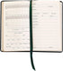 Graphic Image On The Green Golf Score Book - Genuine Calfskin Leather (British Tan, 3" x 5")