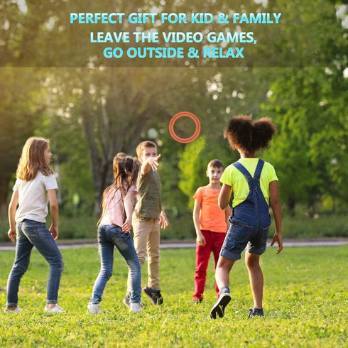 Flying Disc for Kids Adults - 11 Inch Flying Ring, 3 Pack Soft Discs for Beach Backyard Sports Play, Gift for 4+