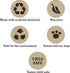 Eco-Friendly Durable Squeaky Dog & Puppy Chew Toy for Training, Teething, and Exercise (T-Bone)