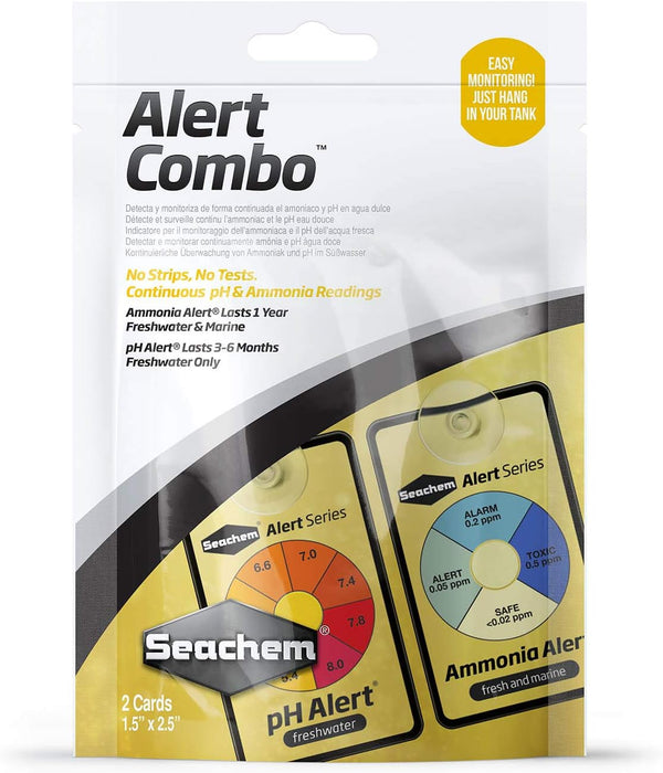 Alert Combo Pack by Seachem, White, 6 x 3 x 4 inches