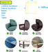 Anti Scratching Tapes, 10pcs Furniture Protectors for Cats, Clear Double Sided Scratch Deterrent Tape for Furniture