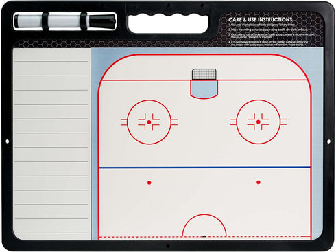 Murray Sporting Goods Premium Coaches Clipboard, Double-Sided Dry Erase Marker Board for Basketball, Baseball, Soccer