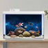 AWERT 24x12 inches Galaxy Aquarium Background, Cloud Stars and Blue Cosmic Universe Fish Tank Background