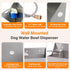 2Gal PAUQEWIE Automatic Dog Water Bowl Dispenser Auto Fill Dog Waterer Outdoor Livestock Water Trough Drinking Feeder