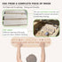 Wooden Hangboard Rock Climbing, Climbing Fingerboard with Mounting Kit for Bouldering, Finger Strength and Pull Up