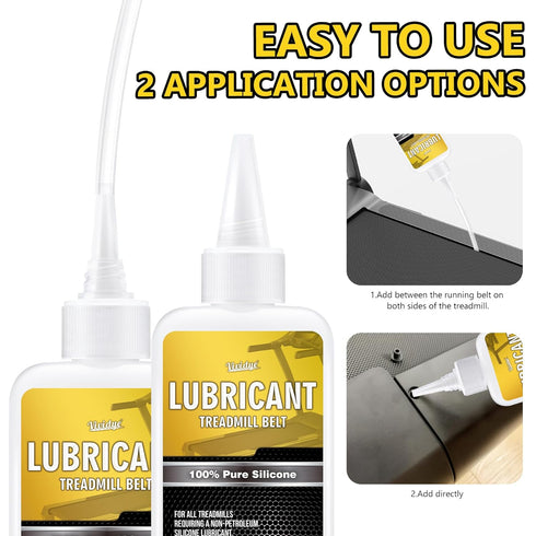 Vividye 100% 7oz/200ml Pure Silicone Treadmill Lube - Treadmill Lubricant for Belt - Premium Silicone Oil