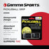 GAMMA Honeycomb Cushion Grip for Pickleball Paddles, Moisture-Wicking Replacement Grip for Practice and Games