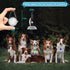 4 Modes Dog Lights for Night Walking, IP68 Waterproof Collar Light, High Capacity Rechargeable Clip On for Night Time