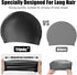 Tripsky Silicone Swim Cap, Comfortable Bathing Cap for Curly Short Medium Long Hair, Ideal for Swimming and Showering