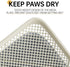 KOLA PANDA 23.6"x17.68" Dog Potty Tray, Indoor Pet Pee Pad Holder,Puppy Training Holder,Bathroom Dog Litter Box, Pet