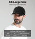 XXL Hats for Men, Low Profile Baseball Cap for Women, Oversized Washed Plain Denim Hat