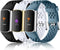 Maledan Compatible with Fitbit Charge 5/6 Bands, Soft Waterproof Replacement Wristbands Strap for Advanced Fitness