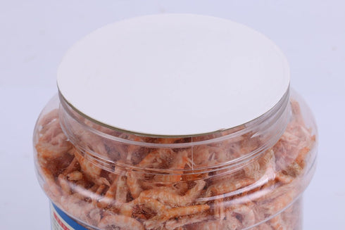 Premium Freeze-Dried Krill & Shrimp Mix - High-Protein Floating Aquarium Food for Arowana, Koi, Cichlids (2000ml)