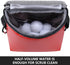 Golf Ball Cleaning Bag, Waterproof Exterior Golf Club Cleaning Bag with Coarse Fabric Liner
