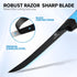 5.5'' 5Cr15 Mossy Oak Fillet Knife, Folding Fillet Knife with Razor Sharp Stainless Steel Blade, Non-Slip Handle