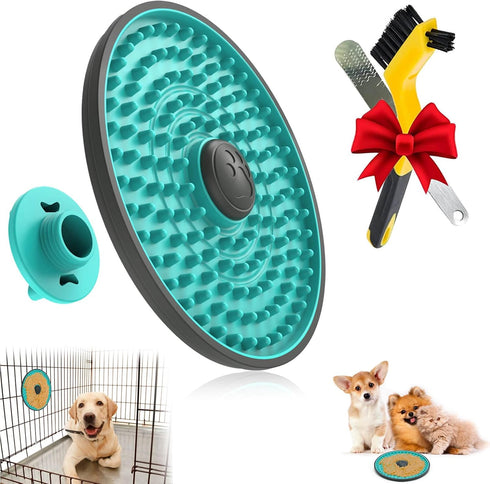 Lick Mat for Dogs, Dog Crate Lick Pads Slow Feeder, Lick Pad