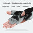 Generic Workout Gloves for Men Women, Fingerless Weight Lifting Gloves with Genuine Suede Palm, Full Palm Protection