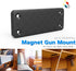 Gun Magnet Mount, 55 lb Rating, Rubber Coated Holder for Handgun, Shotgun, Rifles, Revolvers