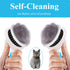 Cat Brush for Shedding, Self Cleaning Slicker Brush, Skin Friendly Grooming Tool for Dogs, Cats, Rabbit Massage