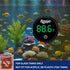 BEEJO 2 1 in Fish Tank Thermometer, Magnetic Fish Tank Cleaner, Aquarium Thermometer Digital with Touch Digital