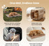 Seamless 3D 28x40 PetMat in Biscuit Beige | Organic Cotton Crate Pad for Small Dogs, Cats & Nursery | & Reversible |
