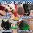 Bodhi Dog Shampoo Brush for Cats and Dogs, Premium Grooming Bath Brush for Long & Short Hair, Blue