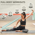 Resistance Bands for Working Out, Exercise Bands for Physical Therapy, Stretch Bands for Pilates, Rehab, Strength