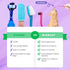 RYERCAT Dual Sided Cat Toothbrush - Kitten Toothbrush with Micro Head for Cat Dental Care Supplies (Shamrock)