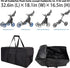 Golf Push Cart Bag, 3 Wheel Folding Carry Bag for Caddytek, Black Extra-Large Capacity Cover