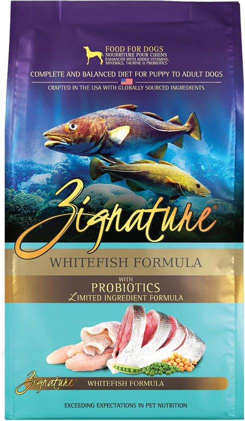 Zignature Whitefish Limited Ingredient Formula Dry Dog Food - 12.5lb