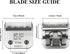 5F Cut Length 1/4”(6.3mm) Detachable Pet Dog Clipper Blades, UltraEdge Series Compatible with Andis & Wahl
