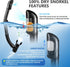 Snorkel Set Adult Snorkeling Gear Anti-Fog Panoramic Scuba Diving Mask and Dry Snorkel Tempered Glass Anti-Leak Snorkel