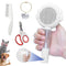 Cat Brushes For Indoor Cats, Cat Shedding Brush With Pet Flea Comb