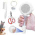 Cat Brushes For Indoor Cats, Cat Shedding Brush With Pet Flea Comb