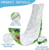 3 Pack Count, 3) Washable Male Dog Diapers: Reusable Belly Bands for Puppy - Absorbent Doggy Wraps (Dinosaur, Small
