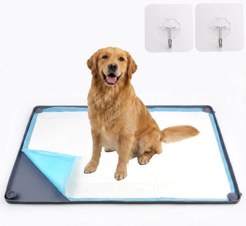 Generic 2-in-1 Silicone Dog Pee Pad Holder Tray, 24x35 Large - Non-Slip Potty