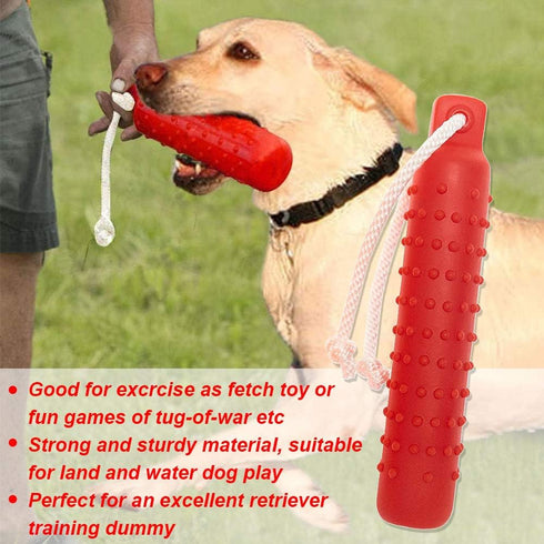 Dog Float Toy, Retriever Training Dummy, Interactive Throw Toy for Small, Medium, Large Dogs