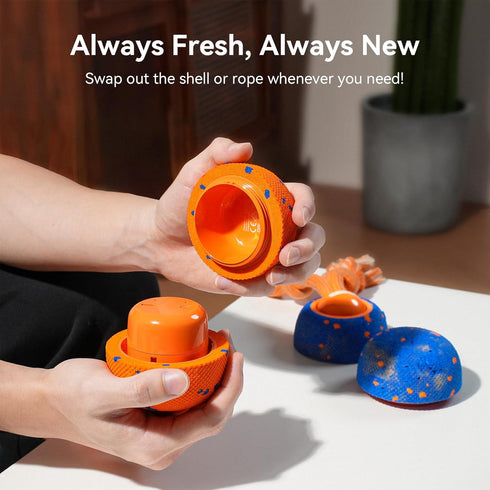 Cheerble Smart Interactive Dog Toy, Wicked Ball Rolly, Automatic Moving, Bouncing, Rotating, E-TPU Material, with Rope