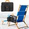 Beach Chair Cup Holders, Arm Organizer for Camping with 2 Self-Adhesive Fastener