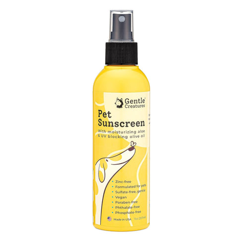 Dog Sunscreen - SPF 30+ with Skin Moisturizing Vitamin E and Olive Oil, Safe for All Dogs and Cats, Dog Beach