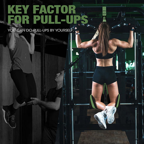 Pull Up Assistance Bands - Adjustable Heavy Duty Resistance Bands for Home Gym Fitness