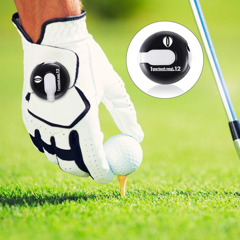 Frienda Mini Golf Score Counter Clicker, 6 Pieces, Simple Attachment Scorekeeper up to 12 Shots with One Touch Reset
