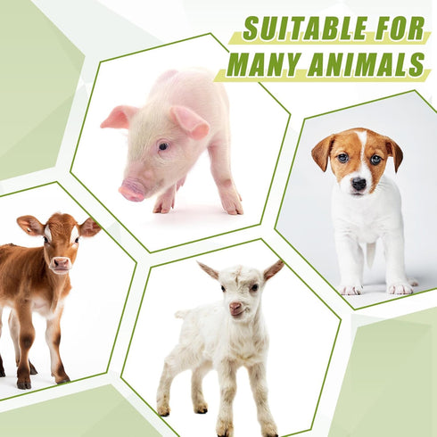 3 3 L/101.45oz Threlaco Pacifier Small Animal Milk Feeder Puppy Lamp Goat Milk Feeder Farm Water Bottle Dispenser