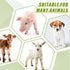 3 3 L/101.45oz Threlaco Pacifier Small Animal Milk Feeder Puppy Lamp Goat Milk Feeder Farm Water Bottle Dispenser