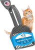 SCRAPE 'N' SCOOP Cat Litter Clump Remover - 2 in 1 Litter Box Scooper & Scraper for Pet Accessories