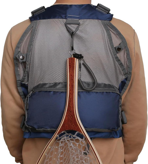 Raprance Fishing Vest for Men and Women - Outdoor Activity Fly Bass Fishing Vest Backpack